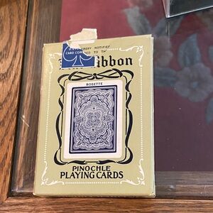Deck Blue Ribbon pinochle cards